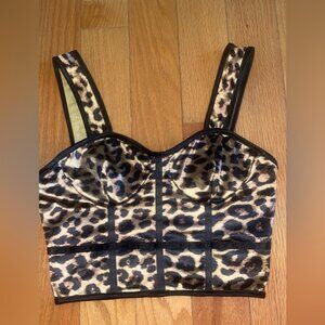 Leopard Crop Top